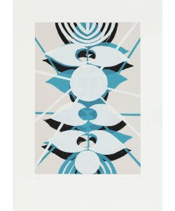 Madjid Haure Perlenpflanze I (Siebdruck, signiert, nummeriert)