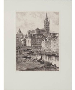 Bruck  Königsberg, Hundegatt (Radierung, s/w)