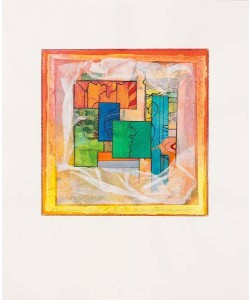 Rade Ernst-Peter Farbklänge I (50) (Acryl auf Bütten, handsigniert, Unikat)