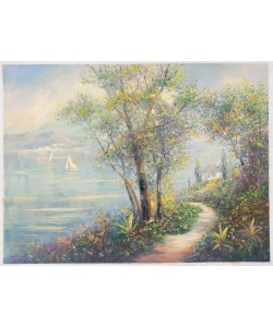 Picard Jean Claude Baum am Meer (Öl auf Leinwand)