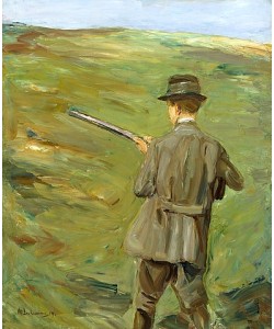 Max Liebermann, Jäger in den Dünen. 1914