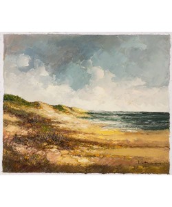 Lenaers Jef Dünen an der See (Öl auf Leinwand)