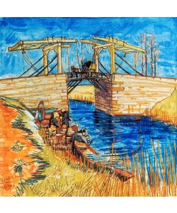 Vincent van Gogh, Die Brücke von Langlois in Arles. Arles 1888.