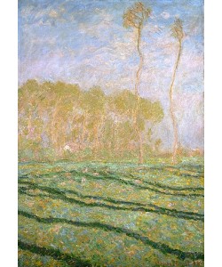 Claude Monet, Frühlingslandschaft bei Giverny. 1894.