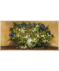 Platen Kurt Blumenbouquet mit Anemonen (Öl auf Leinwand)