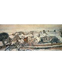Camille Pissarro, Winter in Louveciennes (aus: die vier Jahreszeiten). 1872.