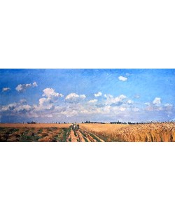 Camille Pissarro, Sommer (Kornfelder, aus: Die vier Jahreszeiten). 1872/1873