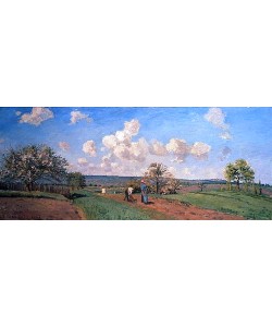 Camille Pissarro, Frühling (Frühjahrs-Bestellung, aus: Die vier Jahreszeiten). 1872.