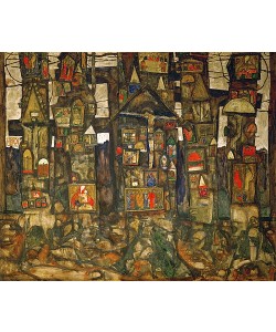 Egon Schiele, Waldandacht. 1915.