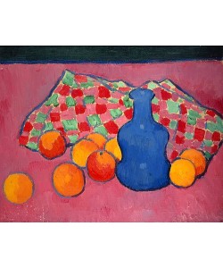 Alexej von Jawlensky, Blaue Vase mit Orangen. Um 1907.