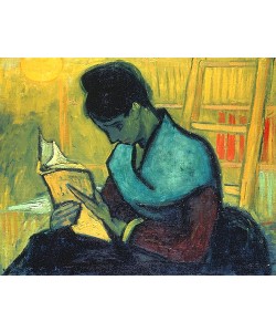 Vincent van Gogh, Roman-Leserin (Une Liseuse de Romans). Arles, November 1888
