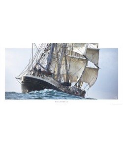 Philip Plisson, Le Belem, trois-mâts barque dans la houle