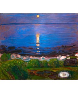 Edvard Munch, Sommernacht am Meeresstrand.