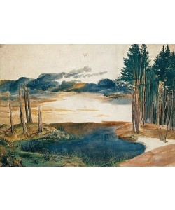 Albrecht Dürer, Weiher im Wald. Um 1497