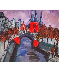Ernst Ludwig Kirchner, Rotes Elisabeth-Ufer. 1913