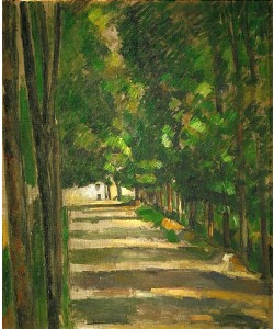 Paul Cézanne, Allee im Park von Chantilly. Um 1879.