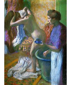 Edgar Degas, Die Tasse Kaffee nach dem Bad.