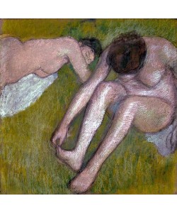 Edgar Degas, Zwei nackte Frauen.