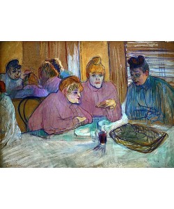 Henri de Toulouse-Lautrec, Prostituierte beim Abendessen. 1893/94.