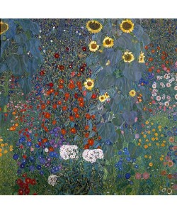 Gustav Klimt, Bauerngarten mit Sonnenblumen. 1905/06