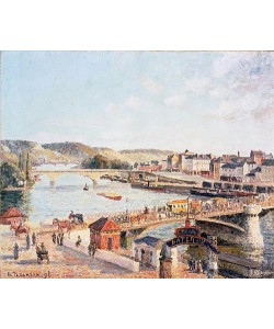 Camille Pissarro, Ein sonniger Nachmittag in Rouen. 1896