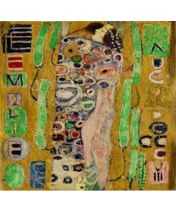 Gustav Klimt, Brosche zum 34. Geburtstag von Emilie Flöge. (Motiv von 'Der Kuss'). 1908