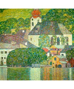 Gustav Klimt, Kirche in Unterach am Attersee. (D.198). Um 1916