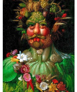 Giuseppe Arcimboldo, Vertumnus (Kaiser Rudolf II.). 1590