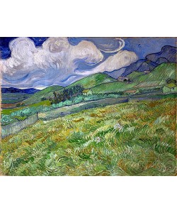 Vincent van Gogh, Berglandschaft hinter dem Hospital Saint-Paul. 1889.