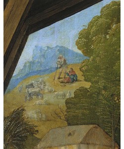 Albrecht Dürer, Die Hirten auf dem Felde. Detail aus dem Paumgartner-Altar. 1504 (?)
