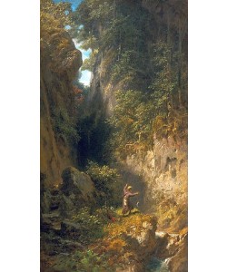 Carl Spitzweg, Der Forellenfischer. Um 1875