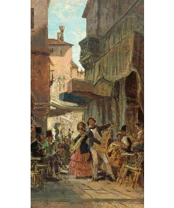 Carl Spitzweg, Italienische Straßensänger.