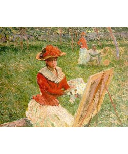 Claude Monet, Blanche Hoschede malend. 1892