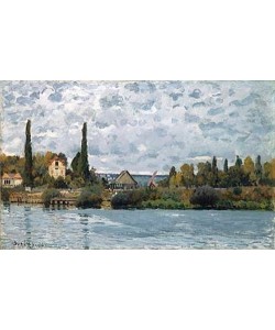 Alfred Sisley, Die Seine bei Bougival. 1873