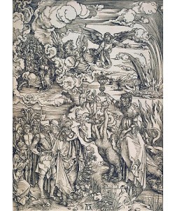 Albrecht Dürer, Das babylonische Weib, Apokalypse XIII. Figur. Um 1496/97