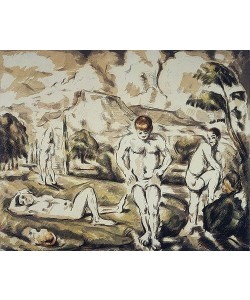 Paul Cézanne, Quatre Baigneurs (Vier Badende).