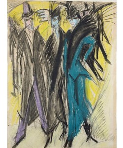 Ernst Ludwig Kirchner, Berliner Straßenszene. 1914