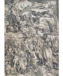 Albrecht Dürer, Das babylonische Weib, Apokalypse XIII. Figur. Um 1496/97