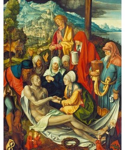 Albrecht Dürer, Beweinung Christi (Glimsche Beweinung). Um 1500