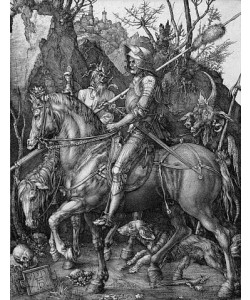Albrecht Dürer, Der Reiter (Ritter, Tod und Teufel). 1513