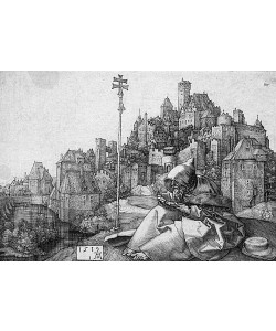Albrecht Dürer, Der Hl. Antonius vor der Stadt. 1519