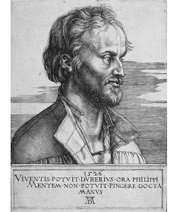 Albrecht Dürer, Philipp Melanchthon. 1526