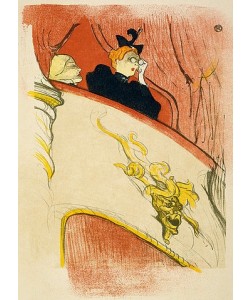 Henri de Toulouse-Lautrec, Die Loge mit der goldenen Maske (La loge au mascaron doré). 1893