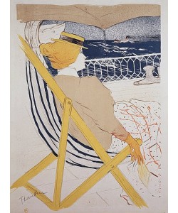 Henri de Toulouse-Lautrec, La Passagère du 54 - Promenade en yacht. 1896