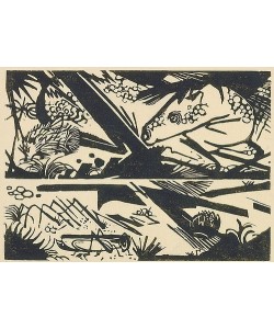 Franz Marc, Pferd und Igel. 1913