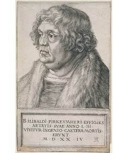 Albrecht Dürer, Willibald Pirckheimer. 1524