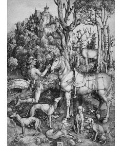 Albrecht Dürer, Der heilige Eustachius. Um 1501
