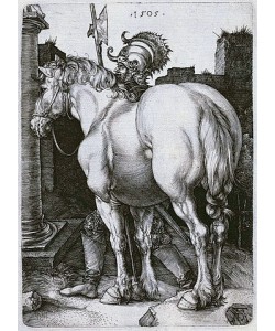 Albrecht Dürer, Das große Pferd. Um 1505