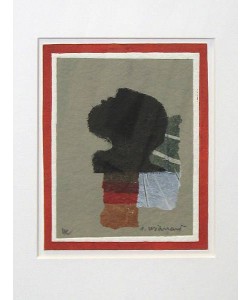 Coignard James Gravure noir rouge or (30) (Carborundum-Radierung, handsigniert)