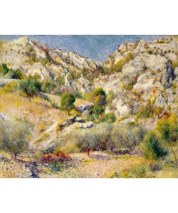 Pierre-Auguste Renoir, Felsen bei Estaque. 1882.